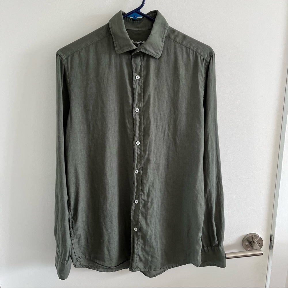 Massimo Dutti Linen Button-Up